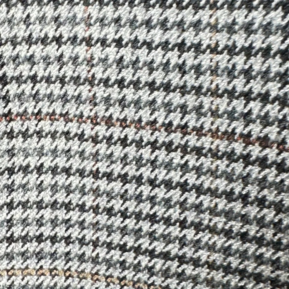 Lauren Ralph Lauren Sport Coat Mens 42R Grey Houndstooth Two Button Blazer